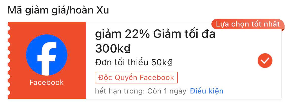 Mã giảm giá