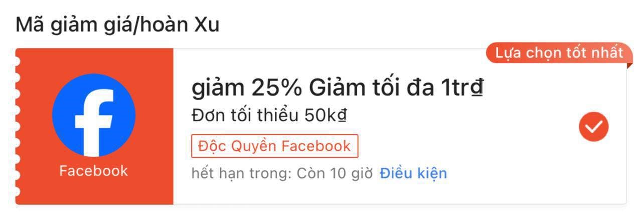 Mã giảm giá